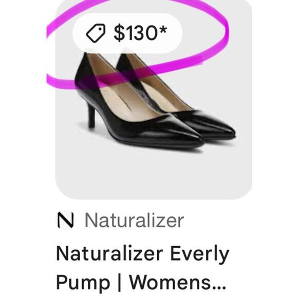 Naturalizer Women’s Black Everly Patent Leather Kitten Heel Pumps | NEW/NIB!! - Picture 5 of 16